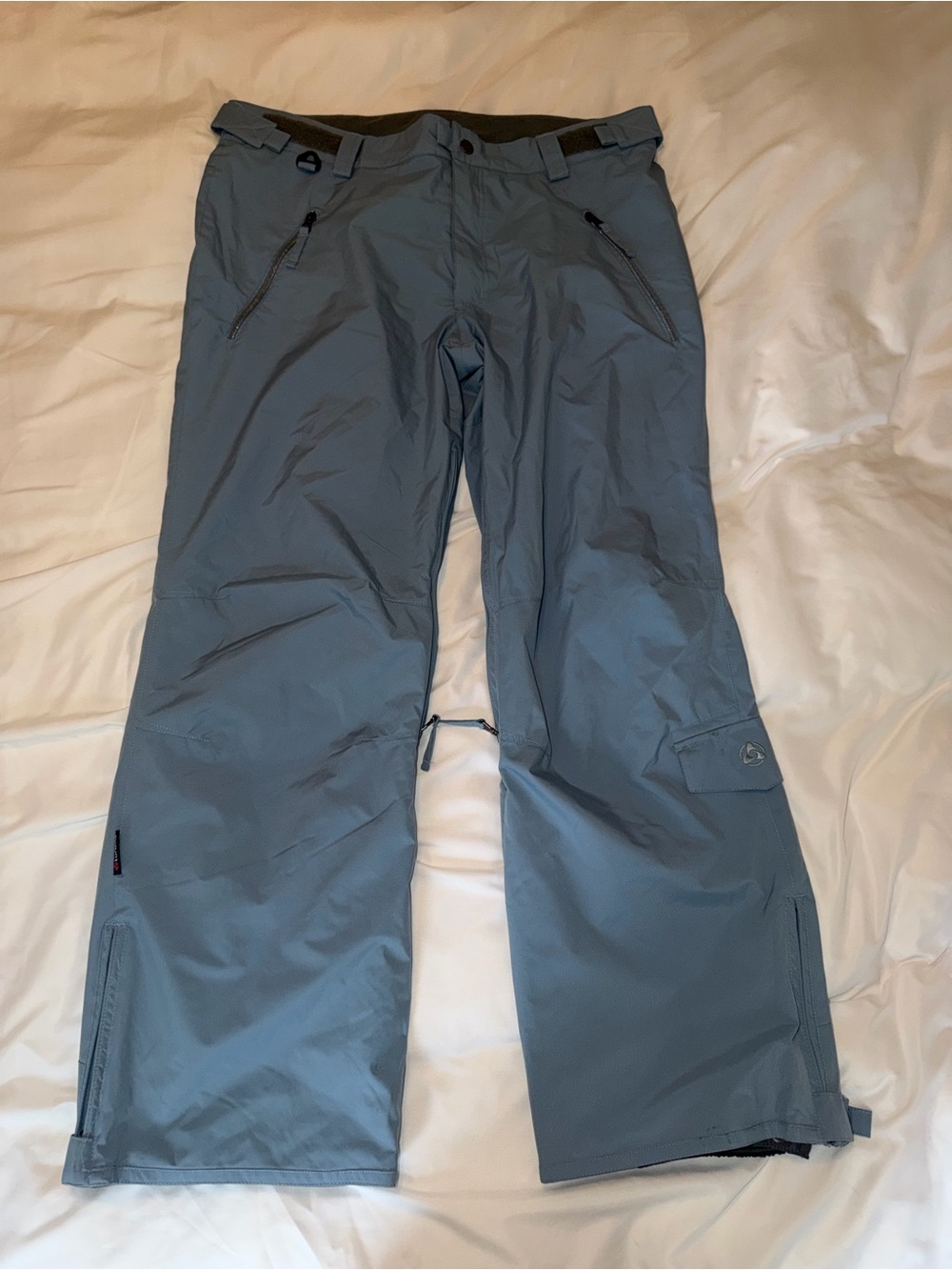 Women’s Lightweight Blue Gray Ski Pants